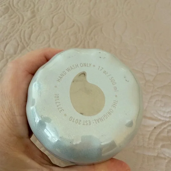 S'well Shimmering Silver Water Bottle (17 oz) - Picture 3 of 3